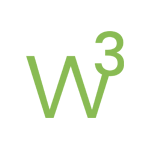 W3 Ground icon for footer