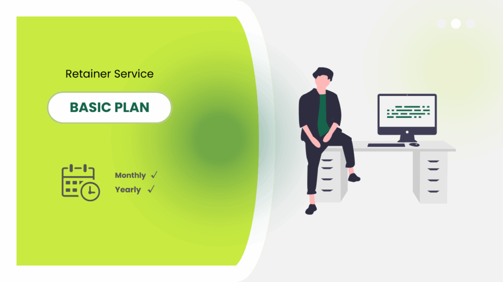 website retainer product - basic plan