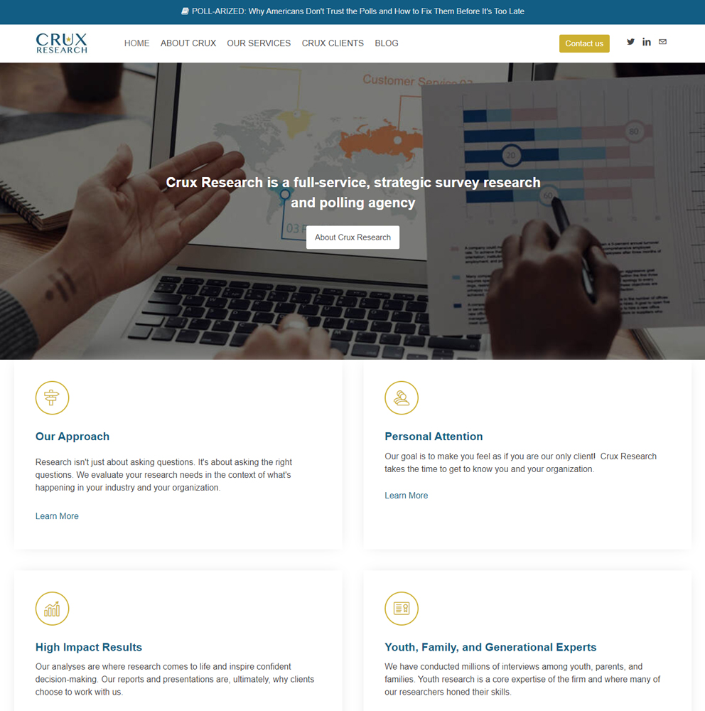 Crux research website