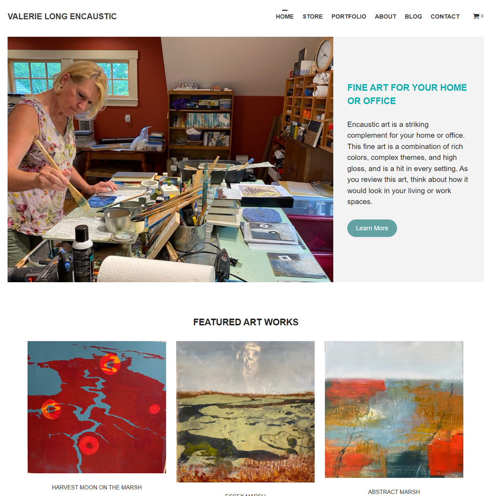 Valerie Long Encaustic artist website