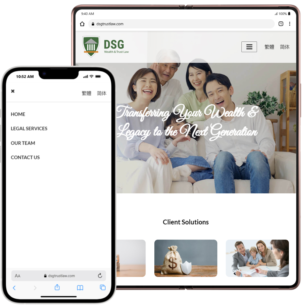 Mobile friendly website design and migration service