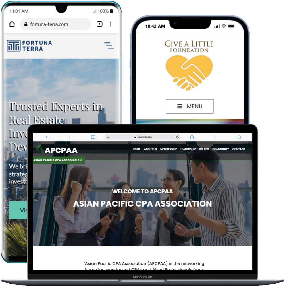 Cross-device websites created by W3 Ground