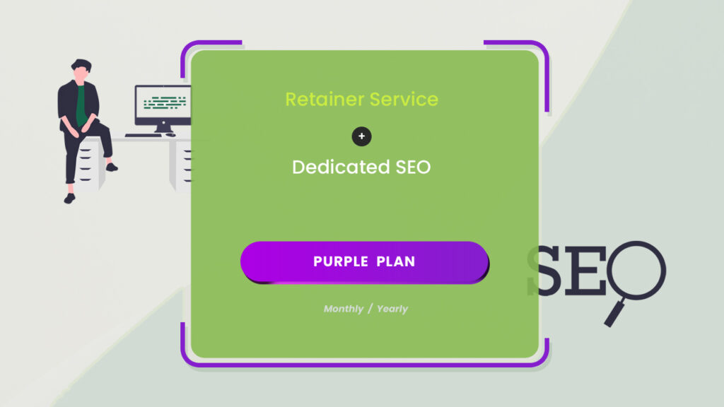 The purple plan for website retainer and dedicated SEO service subscription